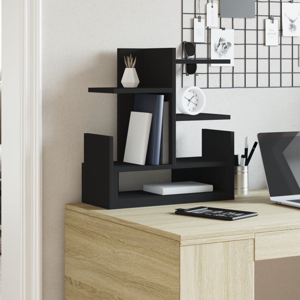 Vidaxx organiseur de bureau 49x20x52,5 cm bois traité noir