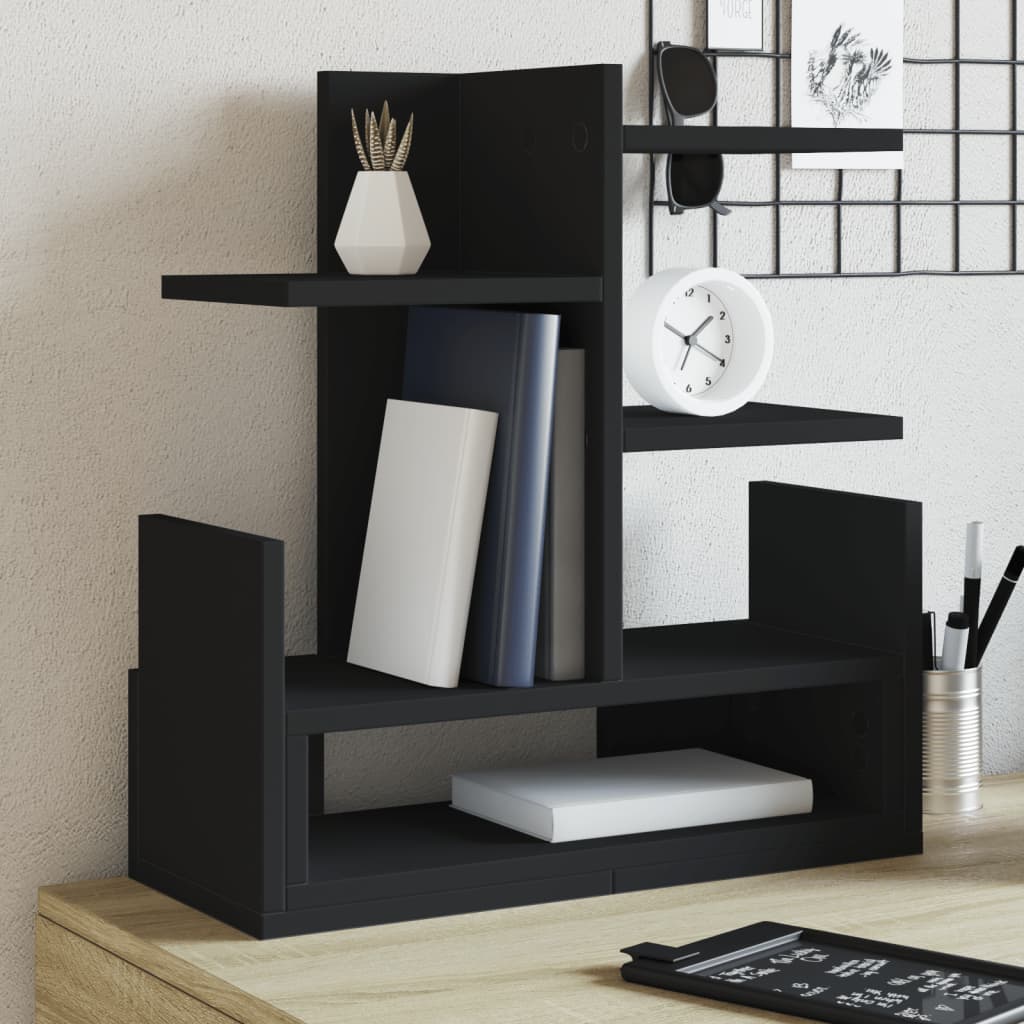 Vidaxx organiseur de bureau 49x20x52,5 cm bois traité noir