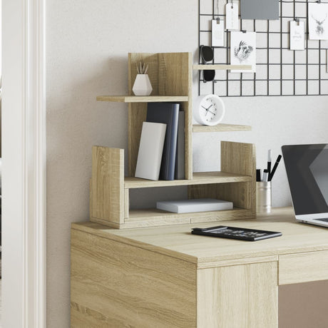 Vidaxxl organiseur de bureau 49x20x52,5 cm en dérivé du bois couleur chêne sonoma