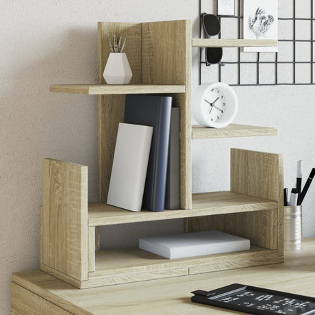 Vidaxxl organiseur de bureau 49x20x52,5 cm en dérivé du bois couleur chêne sonoma