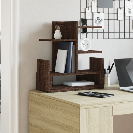 Vidaxx organisateur de bureau 49x20x52,5 cm bois d'ingénierie chêne brun