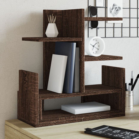 Vidaxx organisateur de bureau 49x20x52,5 cm bois d'ingénierie chêne brun