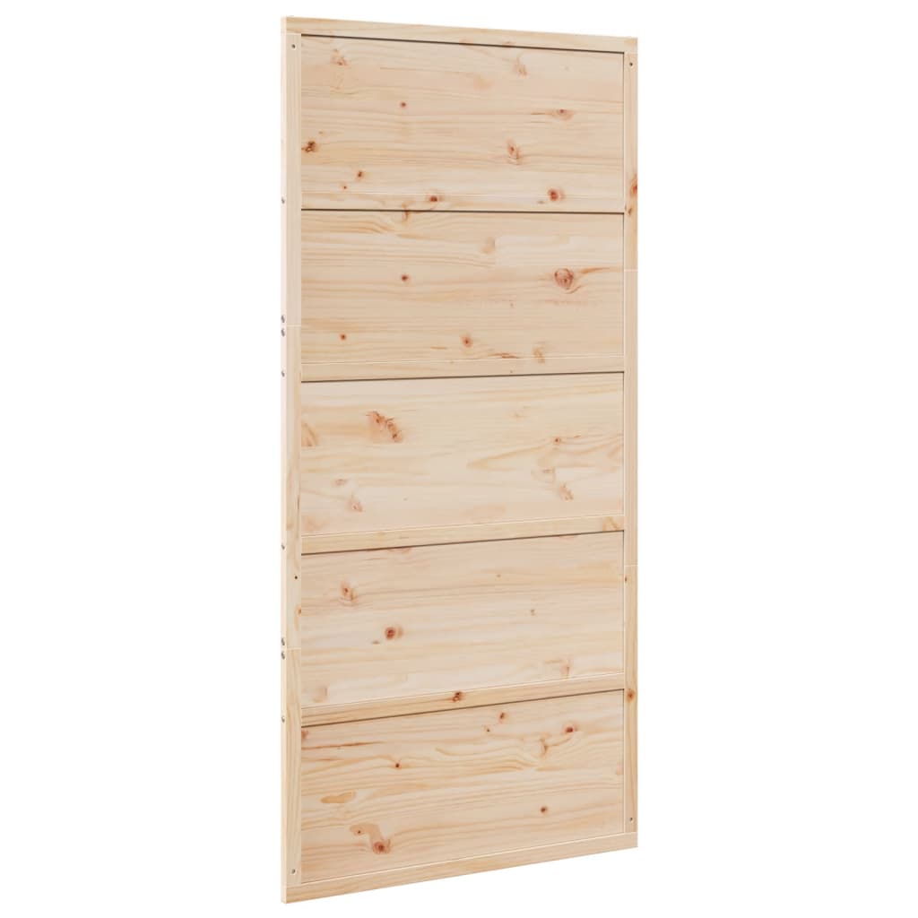 Vidaxx porte coulissante 100x208 cm bois de pin massif