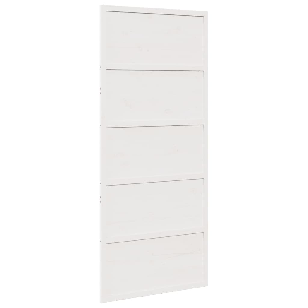 Vidaxx porte coulissante 90x208 cm bois de pin massif blanc