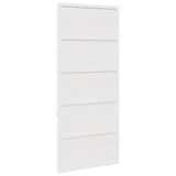Vidaxx porte coulissante 90x208 cm bois de pin massif blanc