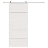 Vidaxx porte coulissante 90x208 cm bois de pin massif blanc