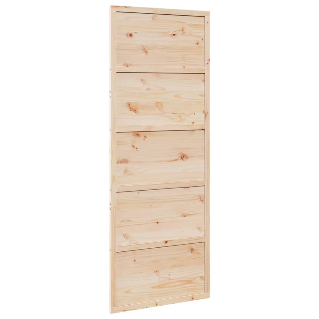 Vidaxx porte coulissante 80x208 cm bois de pin massif