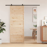 Vidaxx porte coulissante 80x208 cm bois de pin massif