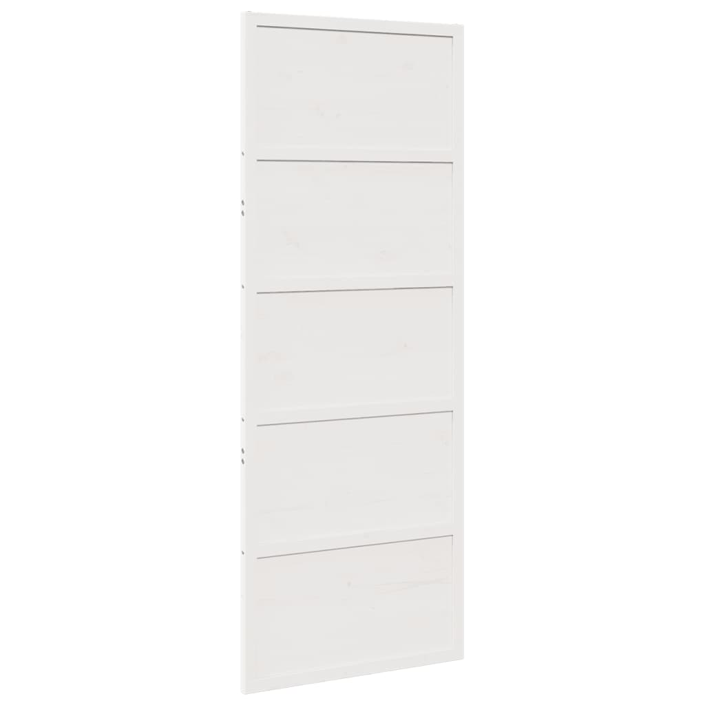 Vidaxx porte coulissante 80x208 cm bois de pin massif blanc