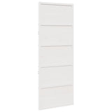Vidaxx porte coulissante 80x208 cm bois de pin massif blanc