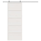 Vidaxx porte coulissante 80x208 cm bois de pin massif blanc