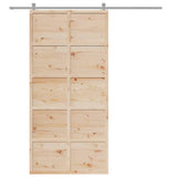 Vidaxx porte coulissante 100x208 cm bois de pin massif