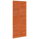 Vidaxx porte coulissante 90x208 cm bois de pin massif, marron lavé