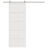 Vidaxl sliding door 80x208 cm Solid pine white