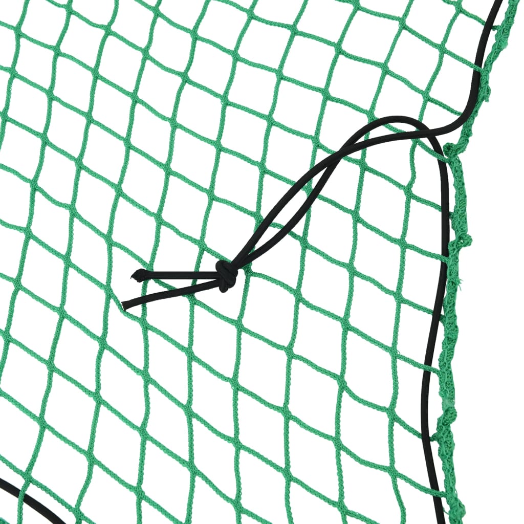 Vidaxl aanhangwagennet elastisch touw 3,5x2,5 m polypropeen groen