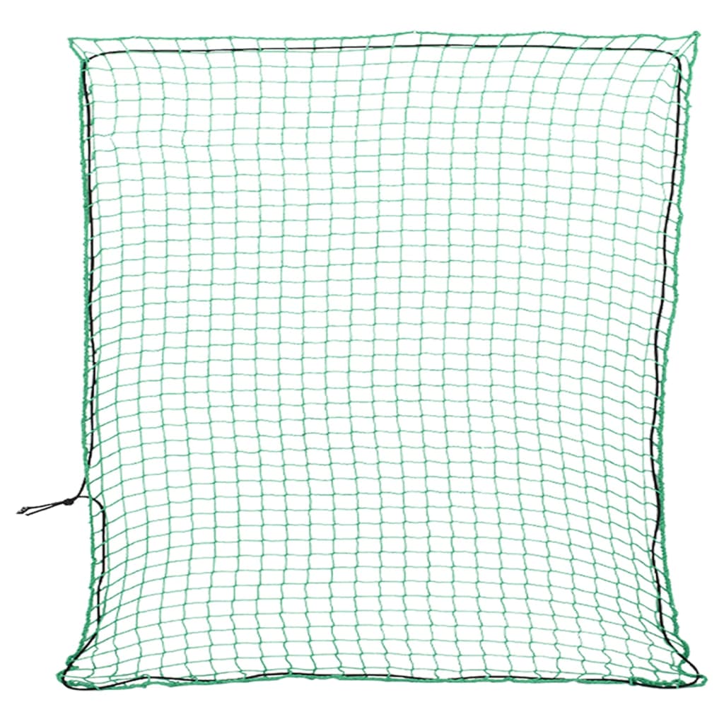 Vidaxx filet de remorque corde élastique 3x3 m polypropylène vert