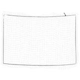 Vidaxx filet de remorque corde élastique 5x3,5 m polypropylène blanc