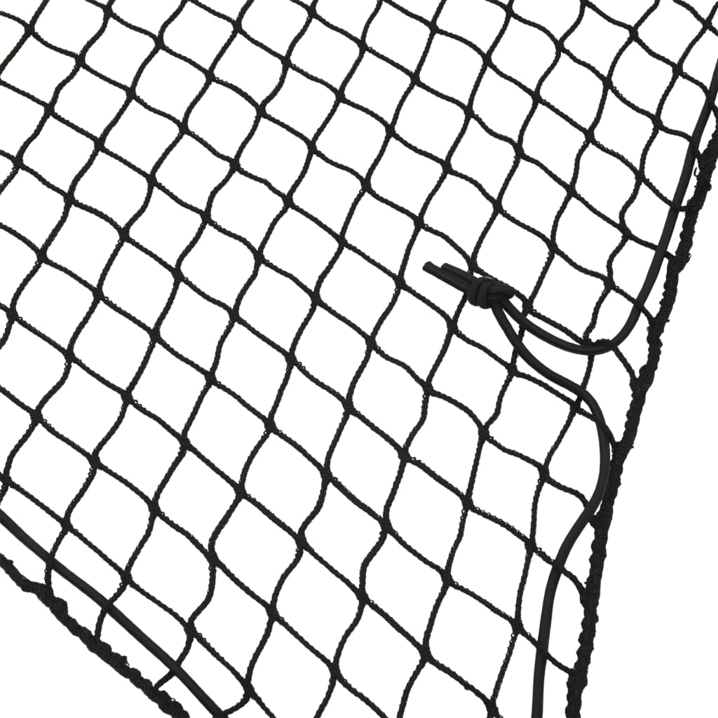 Vidaxx filet de remorque corde élastique 2,5x1,5 m polypropylène noir