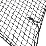 Vidaxx filet de remorque corde élastique 2,7x1,5 m polypropylène noir
