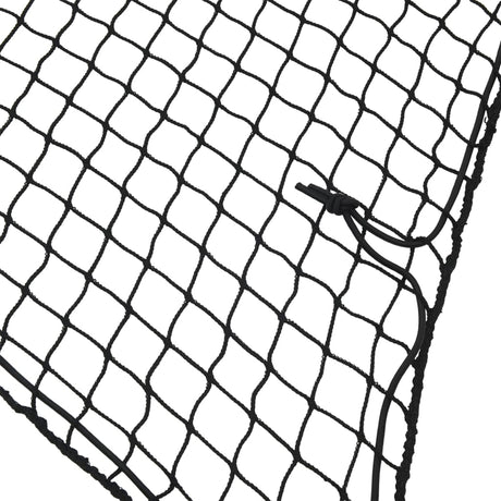 Vidaxx filet de remorque corde élastique 2,7x1,5 m polypropylène noir