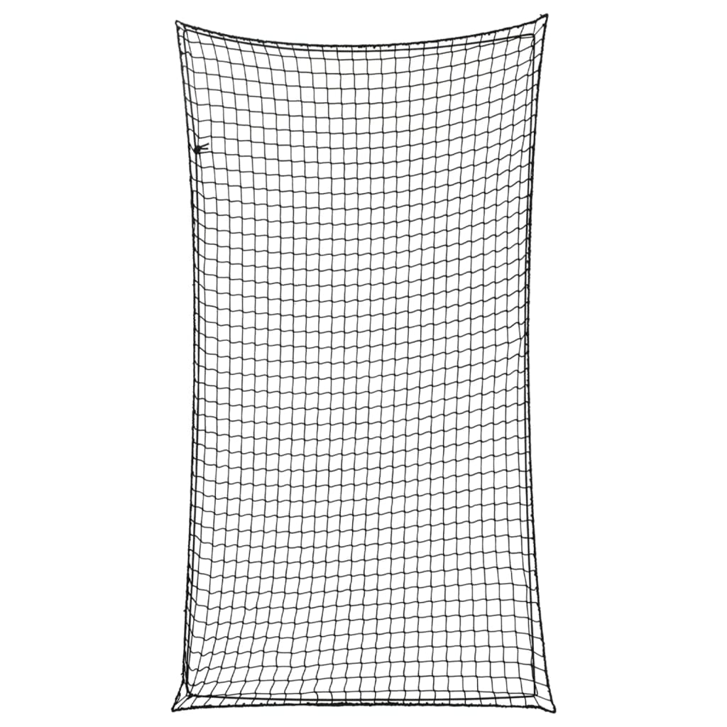 Vidaxx filet de remorque corde élastique 3x1,65 m polypropylène noir