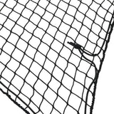Vidaxx filet de remorque corde élastique 3x1,65 m polypropylène noir