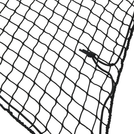 Vidaxx filet de remorque corde élastique 3x2 m polypropylène noir