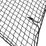 Vidaxx filet de remorque corde élastique 4x2 m polypropylène noir