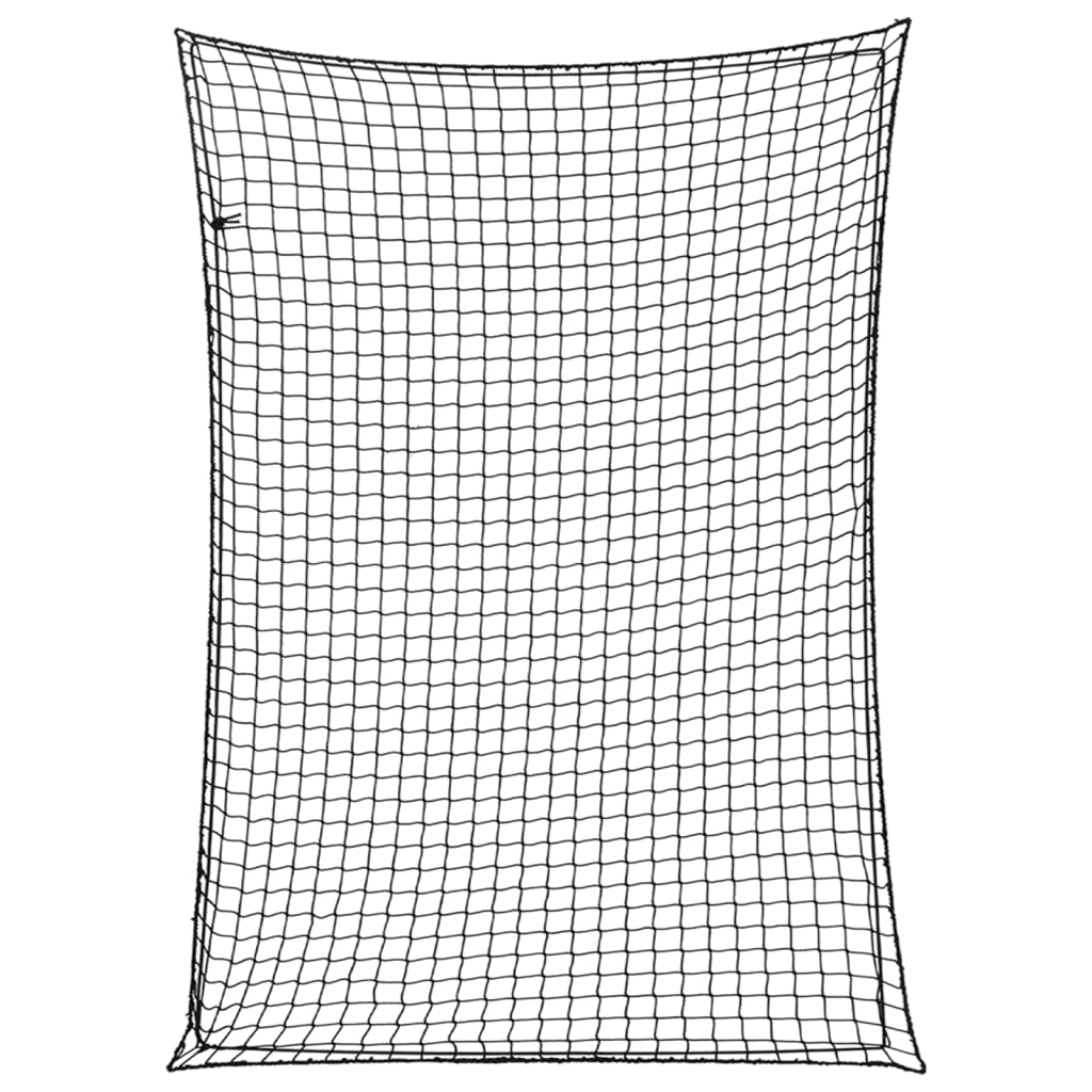 Vidaxx filet de remorque corde élastique 3,5x2,5 m polypropylène noir