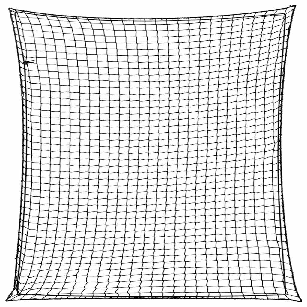 Vidaxx filet de remorque corde élastique 3x3 m polypropylène noir