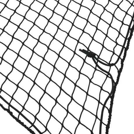 Vidaxx filet de remorque corde élastique 5x3,5 m polypropylène noir