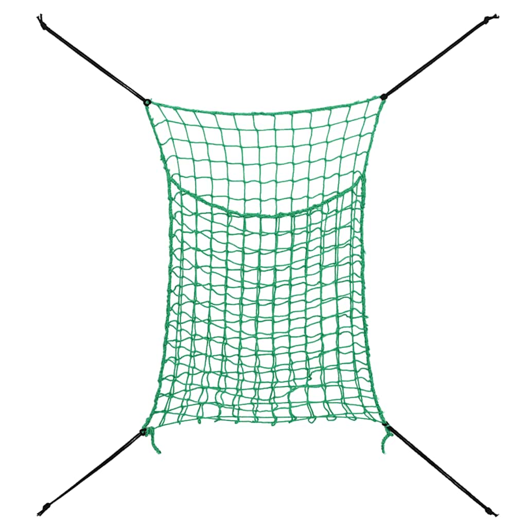Vidaxx filets à foin 2 pcs 90x60 cm rectangulaire en polypropylène vert