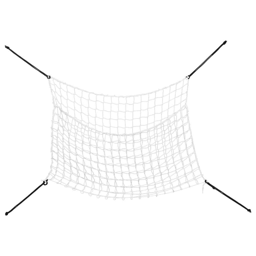 Vidaxx filets à foin 2 pcs 90x60 cm rectangulaire en polypropylène blanc