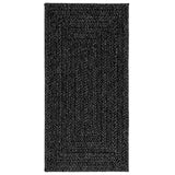 Vidaxl Rug Zizur inde og uden for 60x110 cm jute look antracit