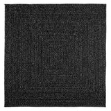 VidaXL tapis zizur intérieur et extérieur 120x120cm aspect jute anthracite
