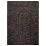 VidaXL tapis zizur intérieur et extérieur 160x230cm aspect jute anthracite