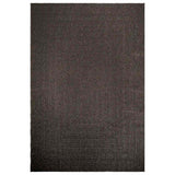 VidaXL tapis zizur intérieur et extérieur 200x290cm aspect jute anthracite