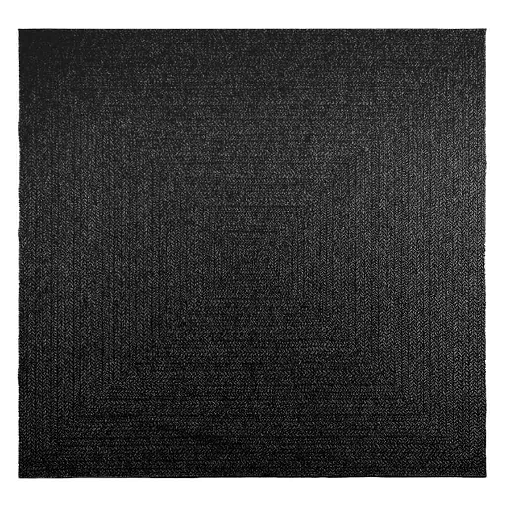 VidaXL tapis zizur intérieur et extérieur 240x240cm aspect jute anthracite
