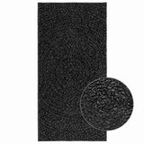 Vidaxl Rug Zizur à l'intérieur et à l'extérieur 60x110 cm Jute Look Anthracite