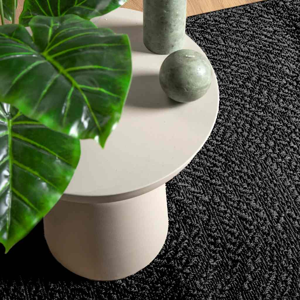 VidaXL tapis zizur intérieur et extérieur 60x110 cm aspect jute anthracite