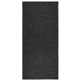 VidaXL tapis zizur intérieur et extérieur 100x200cm aspect jute anthracite
