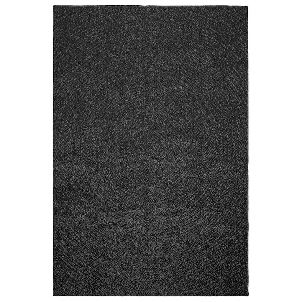 Vidaxl Rug Zizur i og utenfor 140x200cm Jute Look Anthracite