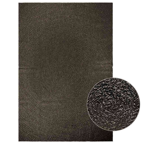 VidaXL tapis zizur intérieur et extérieur 200x290cm aspect jute anthracite