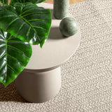 VidaXL tapis zizur crème intérieur et extérieur 100x200 cm aspect jute