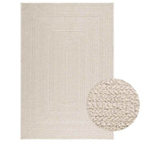 VidaXL tapis zizur crème intérieur et extérieur 140x200 cm aspect jute