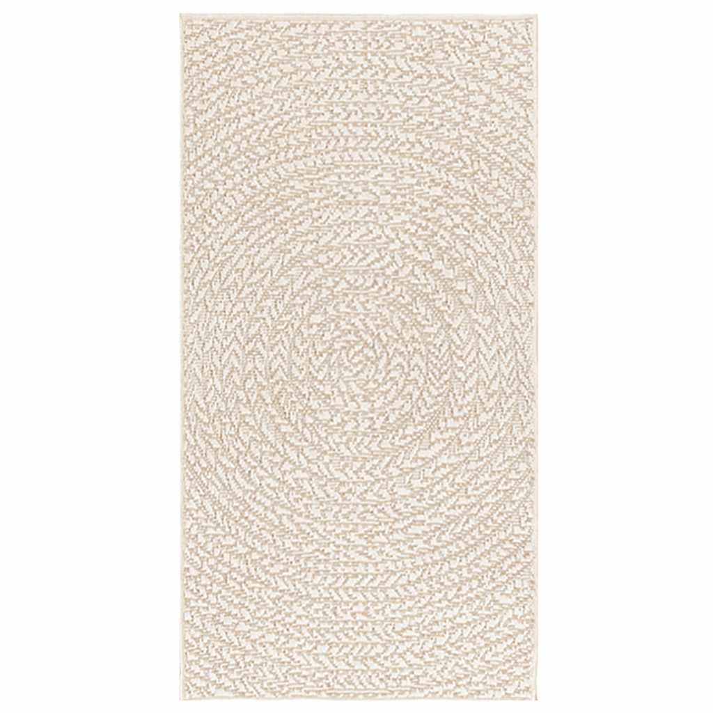 VidaXL tapis zizur crème intérieur et extérieur 60x110 cm aspect jute