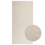 VidaXL tapis zizur crème intérieur et extérieur 100x200 cm aspect jute