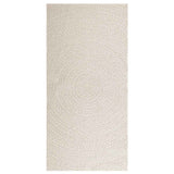 VidaXL tapis zizur crème intérieur et extérieur 100x200 cm aspect jute