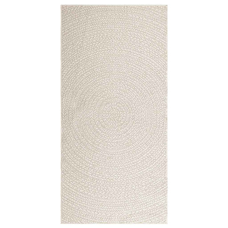 VidaXL tapis zizur crème intérieur et extérieur 100x200 cm aspect jute