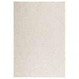 VidaXL tapis zizur crème intérieur et extérieur 120x170 cm aspect jute